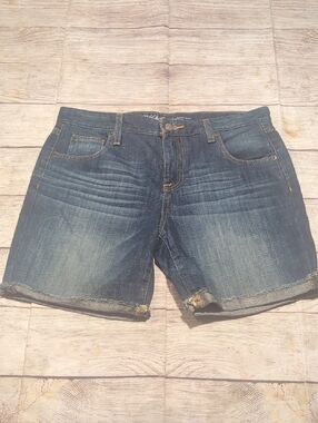 Mossimo Denim Women's Blue Denim Boyfriend Shorts Size 6